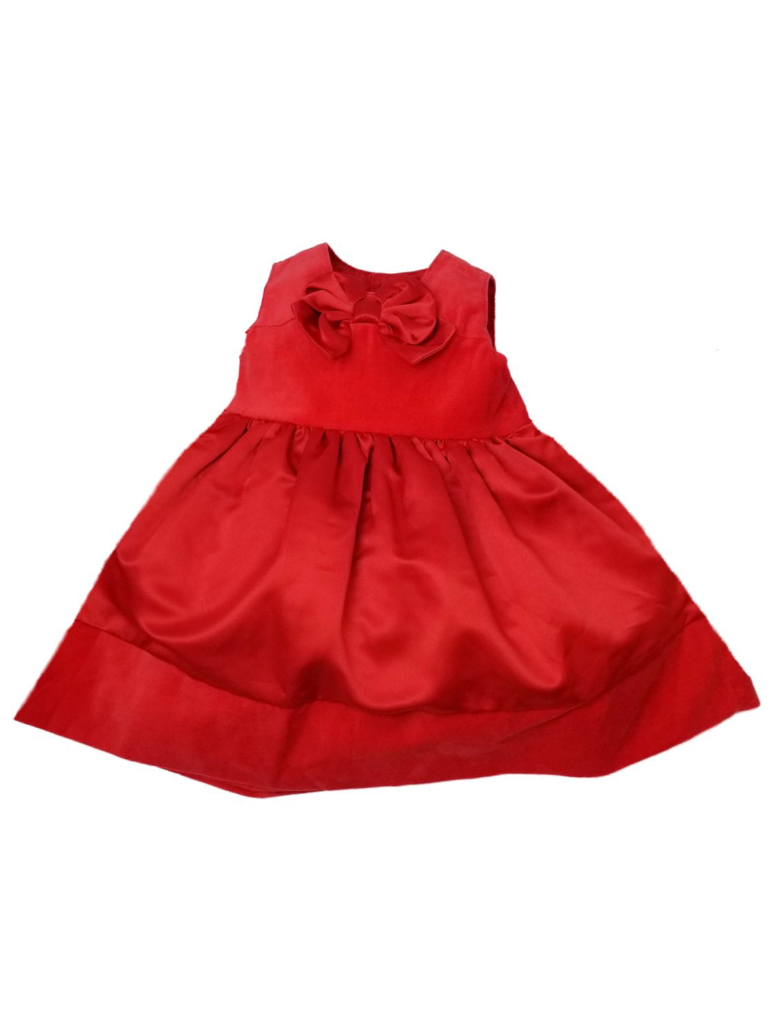 red velvet infant christmas dress