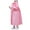 Pink, variant on Ponchos Adult Large Extra Long Full Body Outdoor High Visibility Reflective Strips Cycling/Hiking/Fishing Breathable Adjustable with Hood Rain Coat Rain Jacket Sizes M