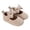 Beige, variant on Baby Casual Shoes Solid Color Bowknot Soft Sole Anti Slip Princess Shoes Classic Prewalker Shoes Barefoot Comfortable Footwear For Baby ,6 Months
