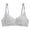 Grey, variant on Women Stylish Bikini Bra with Pattern Adjustable Shoulder Strap Underwire Support Elegant, 34, Black