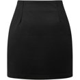 thumbnail image 1 of Jupe Mini à Carreaux pour Femmes Taille Haute Ligne A Jupe Crayon Automne, 1 of 3