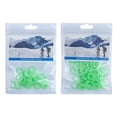 thumbnail image 1 of Anillos fluorescentes para uñas de 20 piezas, anillos luminosos para uñas para tienda de campaña al aire libre, 1 of 4