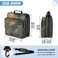 thumbnail image 3 of Moon Peacock Printed Zipper Binder with Handle&Shoulder Strap 2 inch 3 Ring 500+300 Sheet Capacity File Folder Organizer, 3 of 8