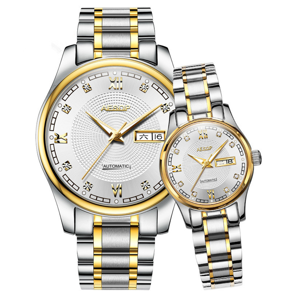 mechanical day date watch