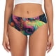 thumbnail image 1 of Fotbe Colorful Patterned Rabbit Calzones Estampados para Mujer – Ropa Interior de Algodón, Cómoda, Suave y Elástica-Large, 1 of 6