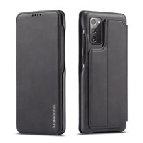 Dteck Folio Wallet Case For Samsung Galaxy Note 20 / Note 20 5G, Lightweight PU Leather Magnetic Flip Stand Case Hard Protective Cover,Black