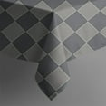 thumbnail image 5 of Dark Gray and Light Gray Checkered Pattern Square Tablecloth,Waterproof Square Table Cover,Wipeable Spillproof Washable Table Cover for Home Kitchen Party Decor 42"X42"(107x107cm), 5 of 6