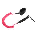 thumbnail image 3 of Surfing Foot Rope 7mm 10ft Coiled Spring High Elastic Adjustable Lightweight for Paddle Board SurfboardPink, 3 of 6