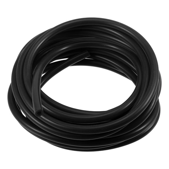 Unique Bargains 4mm 16.40ft Universal Car Silicone Vacuum Hose Pipe Tubing Water Air Line Tube Black