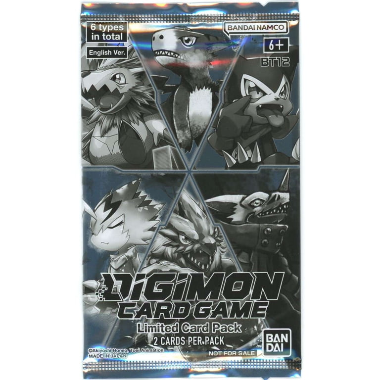 Digimon Trading Card Game Across Time Limited Card Booster Box Topper Pack (2  Cards) - Walmart.com