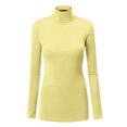 thumbnail image 2 of MBJ Womens Long Sleeve Rib Turtleneck Top Pullover Sweater ( S - XXXL ), 2 of 3