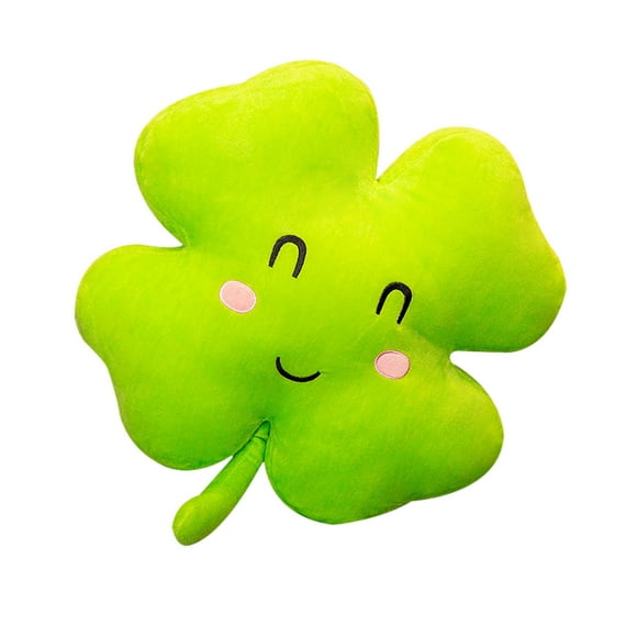 Four Leaf Clover,Creative Lucky Grass Four Leaf Clover Pillow - Plush Toy Sofa Cushion and Present