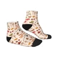 thumbnail image 6 of Salouo Retro Autum Mushrooms Pattern Unisex Middle Tube Socks,Middle-Finger Knee High Socks Over The Calf Tube Stocking Crew Stockings for Women and Men Tube Socks, 6 of 8