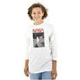 thumbnail image 3 of Vintage NASA Astronaut Space Landing Long Sleeve TShirt Men Women Brisco Brands S, 3 of 6