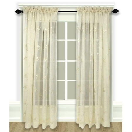 curtain panel sheer ivory embroidered zurich walmart crushed