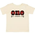 thumbnail image 3 of Inktastic First Birthday Buffalo Plaid Lumberjack Boys or Girls Baby T-Shirt, 3 of 5