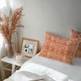 thumbnail image 6 of Lumbar Pillow Covers 20x12 Inch Set of 2, Boho Orange Waterproof Outdoor Pillow Covers, Country Style Bohemian Floral Retro Tribal Decorative Cushion Pillowcases for Couch, Sofa, Bed, Garden, Patio, 6 of 9