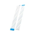thumbnail image 3 of Cable plano flexible Uxcell AWM 20624 80C 60V VW-1 de 0.04" de paso 24 pines 8" 10Pcs, 3 of 5