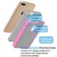 thumbnail image 4 of iPhone 7 Plus Case,[Purple/Black], 2-Piece Shockproof Rugged Rubber Anti-Slip Plastic Hard Case Cover For iPhone 7 Plus 5.5 Inch, 4 of 4