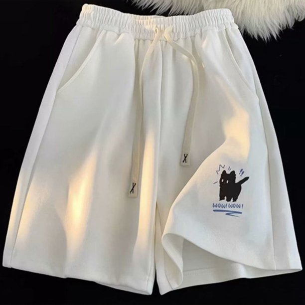 WILLBEST Pantalones Cortos Cargo para Hombre, Pantalones Cortos de Baloncesto Casuales de Corte Holgado para Hombre / Pantalones Cortos Deportivos de Verano de Cinco Pulgadas