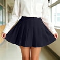thumbnail image 3 of Pleated Skirt for Girls - Elastic Waist Versatile Pleated Skirt - School Uniform Casual Comfy Mini Skirts,3-4 Years, 3 of 6