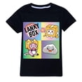 thumbnail image 4 of 2024 HOT Kawaii Boys camiseta de dibujos animados Lanky Box lindo estampado de manga corta niñas ropa de verano casual moda divertida algodón niños camisetas, 4 of 5