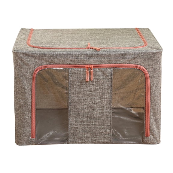 1 22L Collapsible Storage Bucket with Cover Storage Basket -