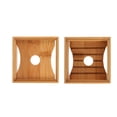thumbnail image 2 of Caja De Jabón De Bambú, Soporte De Bandeja Para Jabonera De Bambú, Estante De Almacenamiento, Contenedor Artesanal, Accesorios Para Platos De Ducha Y Bañera, Mantiene El Jabón Seco Cateissary  HA017577-00, 2 of 5