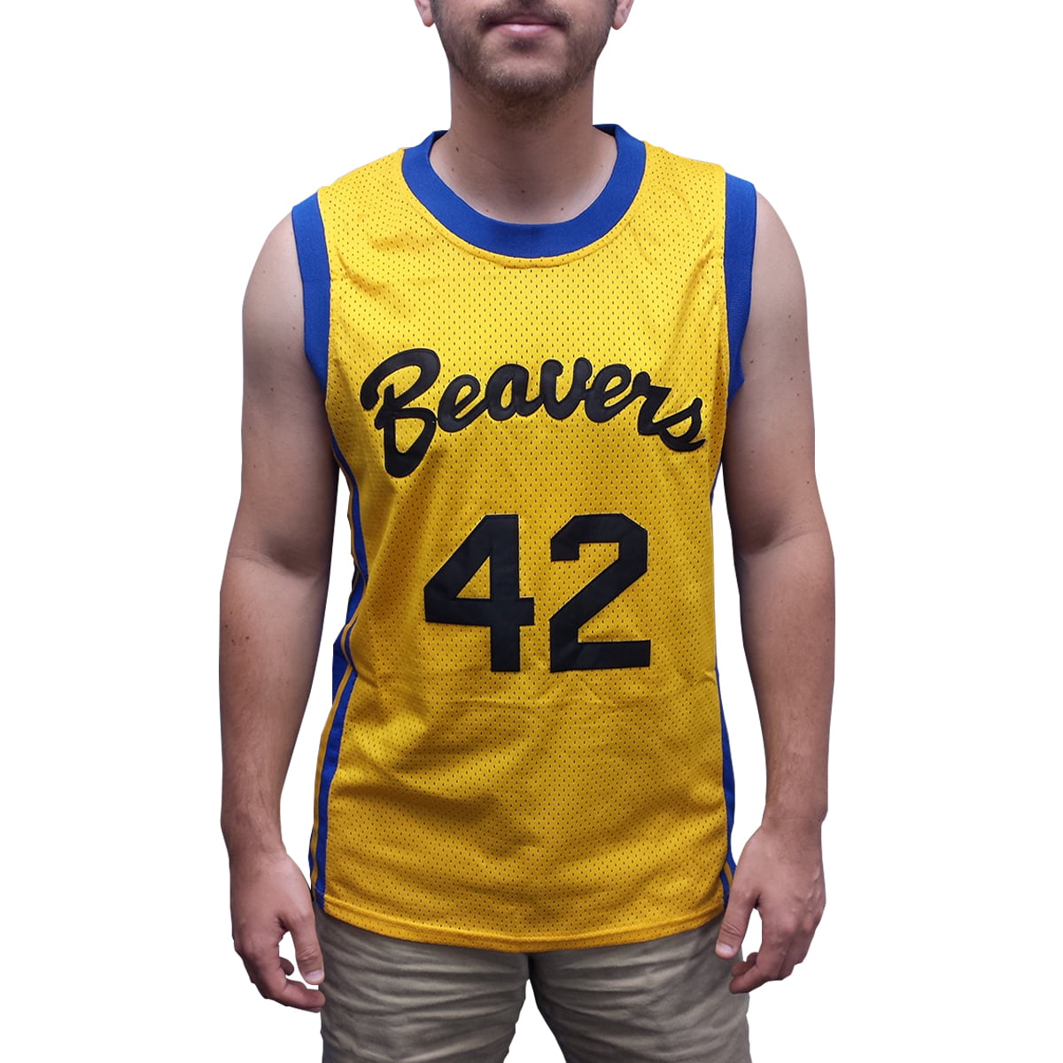 Teen Wolf Scott Howard #42 Official Movie Basketball Jersey Beacon Beavers S-3XL 