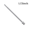 thumbnail image 2 of 200Mm Socket Adapter Hex Shank To 1/4 3/8 1/2 Extension Drill Bits Bar 12.7Mm, 2 of 8