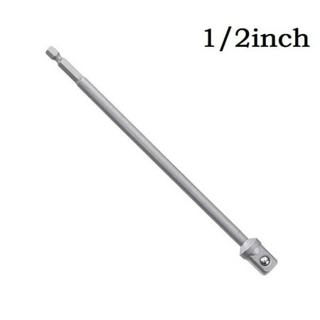 

Fule 200mm Impact Socket Adapter Hex Shank to 1/4 3/8 1/2 Extension Drill Bits Bar