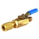 thumbnail image 3 of Válvu de bo para de aire acondicionado para accesorios de herramienta de SAE de 1/4 " Azul Sunnimix Válvula de bola recta de manguera, 3 of 7