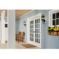 thumbnail image 5 of Kichler Barrie 21.75" 1 Light Black Outdoor Wall Sconce with Clear Beveled Glass, 5 of 7