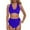 D399/Dark Blue, variant on Bikini Sets For Women High Waisted Push Up Two Piece Swimsuits Vintage Retro Ruched Print Bikini Set 2026 Retro Swimsuit
