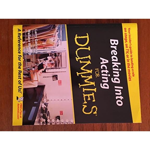 Pre-Owned Breaking Into Acting for Dummies (Paperback) 0764554468 9780764554469