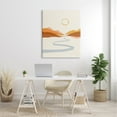 thumbnail image 2 of Stupell Industries River Path Leading Terracotta Mountains Modern Desert Illustration,36 x 48, Design by Victoria Barnes, 2 of 7