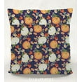 thumbnail image 2 of Fall Harvest Pillowcase / Pillow Cover by Penny's Needful Things (26 x 26) (Pumpkins on Purple), 2 of 4