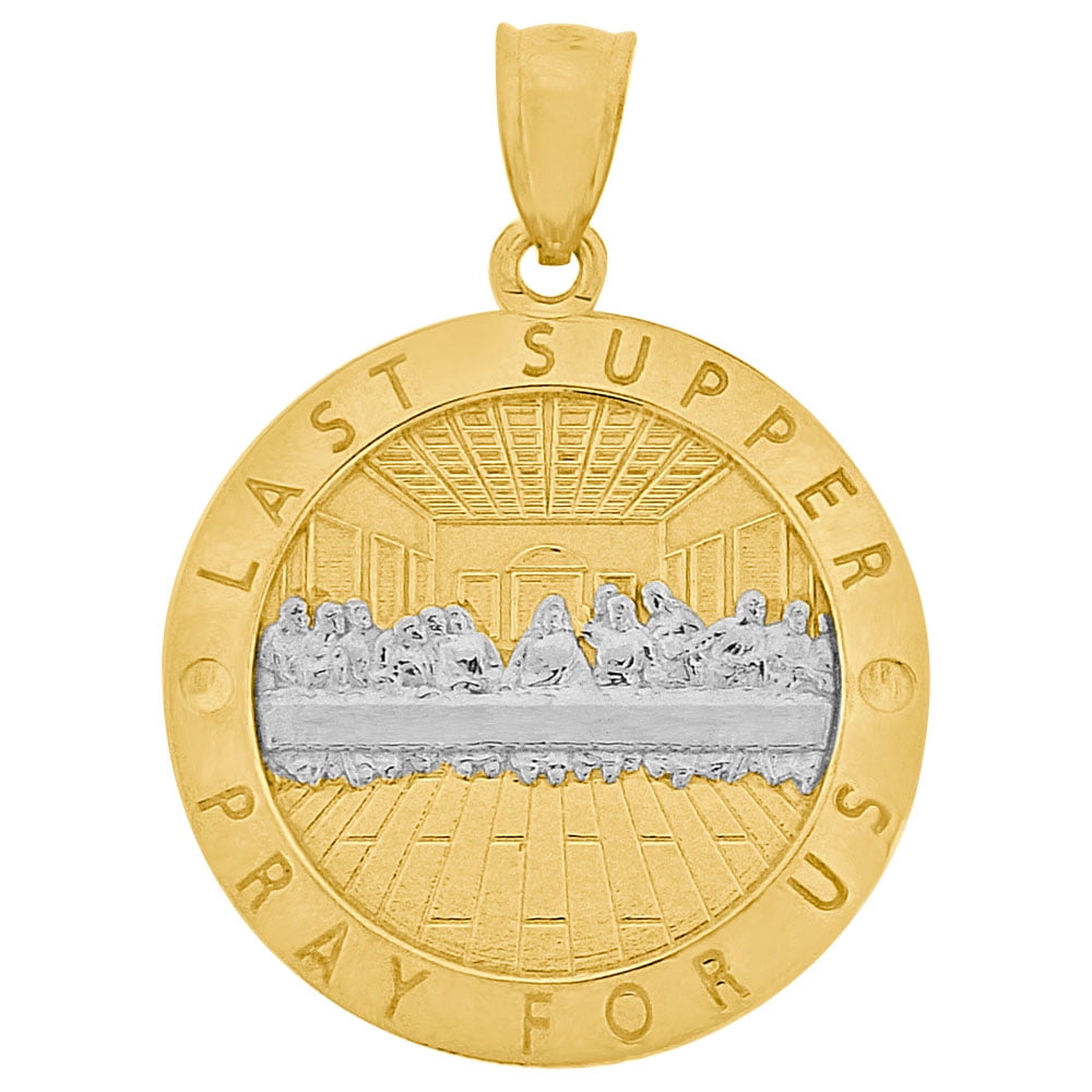 14k Yellow Gold White Rhodium, Da Vinci 