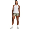 thumbnail image 2 of Under Armour Women's HeatGear Mid Rise 3Γ ¥ Shorts (Grove Green, L), 2 of 3