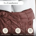 thumbnail image 2 of Southshore Fine Living, Inc. Queen Comforter, Full Size Comforter, Down Alternative, Marsala, 2 of 9