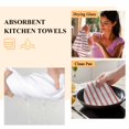 thumbnail image 6 of Red Striped Kitchen Towel Dish Cloths Set of 4, Microfiber Soft Kitchen Hand Towels, Red White Stripes Farmhouse Absorbent Quick Drying Dishcloths 18 x 28 Inches, 6 of 8