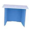 thumbnail image 1 of lionlar Cabine Portable Insonorisée Panneaux en Mousse Vocale Boîte Auto-Fabriquée Gris Bleu, 1 of 7