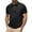 Black, variant on Gyexs Mens Cotton Polo Shirt Lightweight Summer Casual Textured Polo Shirts Soft Stretchy Casual Workout Golf Tee Fashion Tops Black, Size L