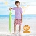 thumbnail image 4 of XIMIN Baby Boys Rash Guard Solid Color Shirts Short Sleeve Quick Dry Swim Shirts UPF 50+ Sun Protection for Kids Athletic Summer Shirt (11-12 Years, Purple), 4 of 9