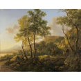 thumbnail image 2 of Jan Both 24x20 Black Ornate Framed Double Matted Museum Art Print Titled: Italian Landscape (Probably C.1645 - 1652), 2 of 5