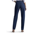 thumbnail image 3 of Lee Women's Relaxed-fit Side Elastic Tapered-leg Jean 16 Dark Indigo, 3 of 4