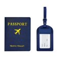 thumbnail image 1 of Pass-port Holder Multi-Purpose Tear-Resistant Dirt Proof Wear-resistant Portable Protector Anti-scratch Pass-port Cover And Luggage Tag Set Daily Use, 1 of 11