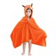 thumbnail image 1 of Toallas De Baño De Animales Con Capucha Para Bebés Albornoz De Playa De Natación Grande Ultra Suave, Regalos De Ducha Perfectos Para Niños Pequeños De 0 A 5 Años - Naranja brillar vestir, 1 of 5