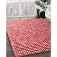 thumbnail image 3 of Ahgly Company Machine Washable Indoor Round Transitional Pastel Pink Area Rugs, 6' Round, 3 of 7