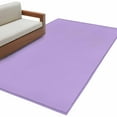 thumbnail image 2 of Violet Purple 3x5 Area Rugs, Farmhouse Solid Purple Color Modern Art Non-Skid Rubber Backing Large Rectangle Rugs - Living Room Bedroom Home Office, Indoor Floor Mat Carpets Washable Rug, 2 of 9